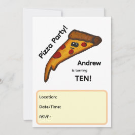 Convite para Festa de Pizza