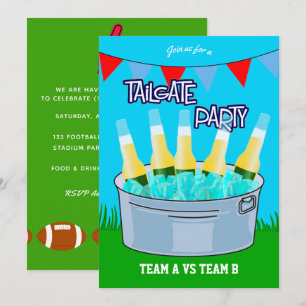 Convite para Festa de Pré-Jogo de Futebol American
