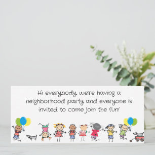 CONVITE PARA FESTA DE QUARTIER