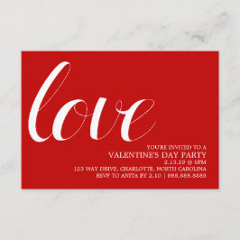 Convite para Festa de São Valentim | Mod Pen Love