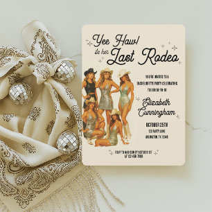 Convite para Festa de solteira da Última Rapariga 