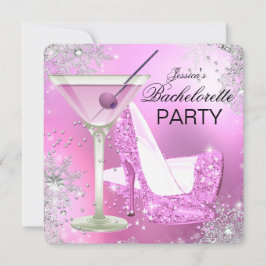 Convite para Festa de solteira de Calçados de alto