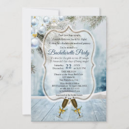 Convite para Festa de solteira de Natal