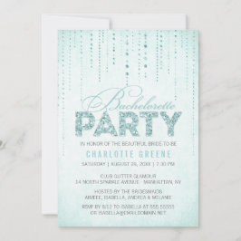 Convite para Festa de solteira de Olhar com Glitte