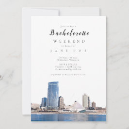Convite para Festa de solteira do Skyline Milwauke
