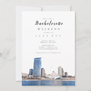 Convite para Festa de solteira do Skyline Milwauke