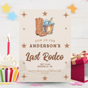 Convite para Festa de solteira do Último Rodeio Oc
