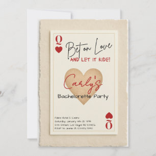 Convite para Festa de Solteira no Bet on Love Casi