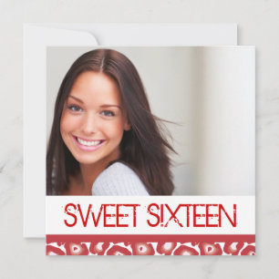 Convite para Festa de Sweet Sixteen