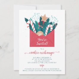 Convite para Festa de Trocas de Biscoitos de Gengi