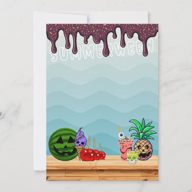 Convite para Festa de Verão (Frente)