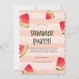 Convite para Festa de Verão Sunshine & Good Vibes
