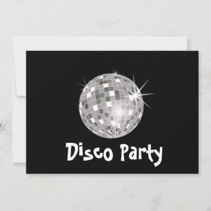 convite para festa disco
