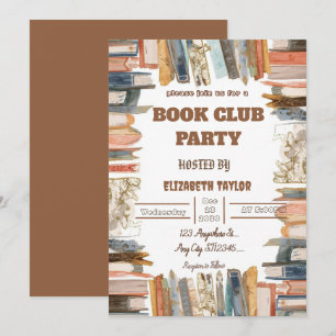 Convite para Festa do Clube do Livro – Noite de Le
