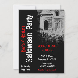 convite para festa do Dia das Bruxas