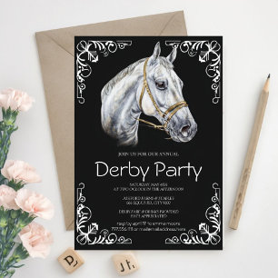 Convite para Festa do Kentucky Derby Realista Cava