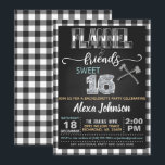 Convite para Festa Flannel & Friends - WH<br><div class="desc">Convite Perfeito para Celebrar aquele Aniversariante Especial!</div>