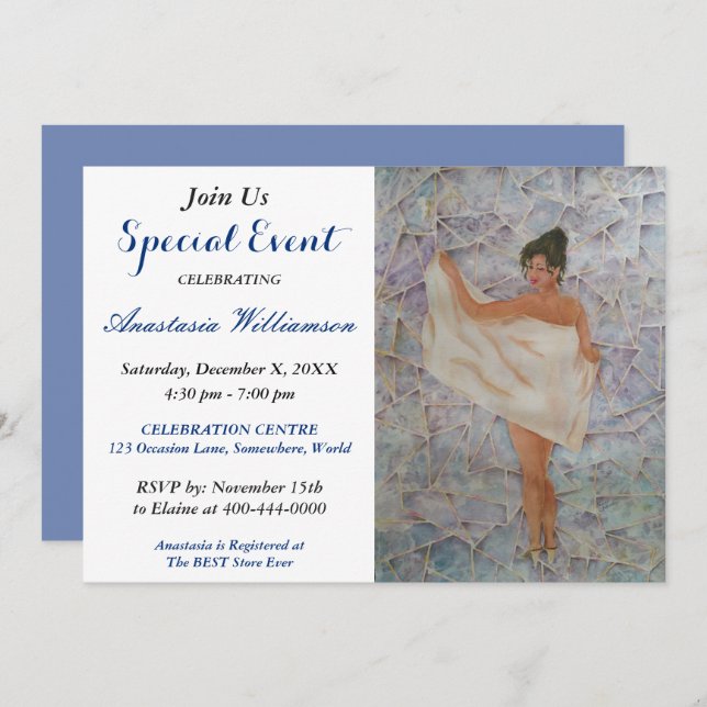 CONVITE PARA FESTA HORA DO BANHO (Frente/Verso)