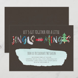 Convite para Festa Jingle & Mingle