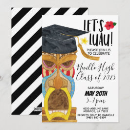 Convite para Festa Luau