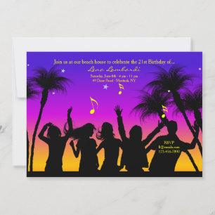 Convite para Festa na Praia