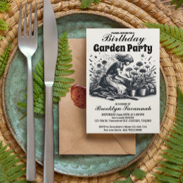 Convite para Festa no Jardim A Gardens Grace