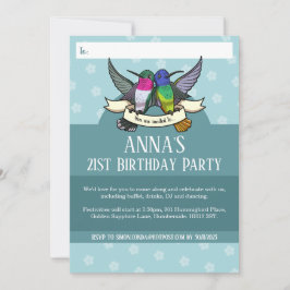 Convite para festas de aniversário de coelhos colo