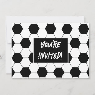 Convite para Festas de aniversário de futebol