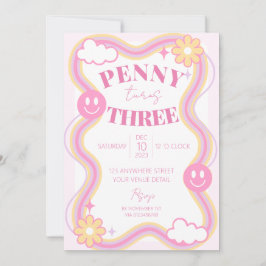 Convite para Festas de aniversario de meninas de C