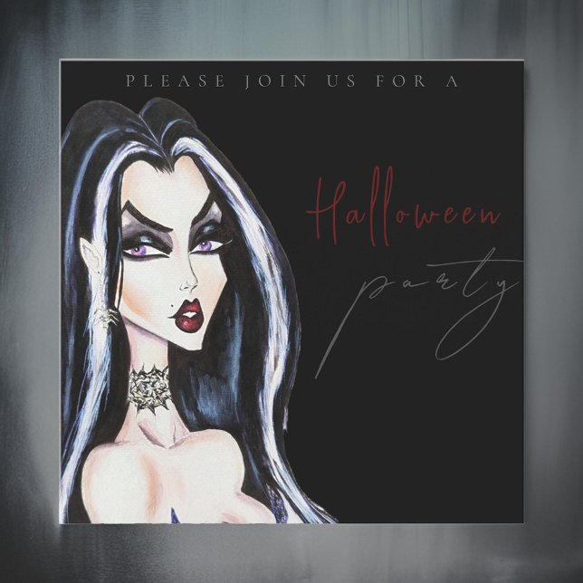 Convite para Festas de Dia das Bruxas Pretas para  (Criador carregado)