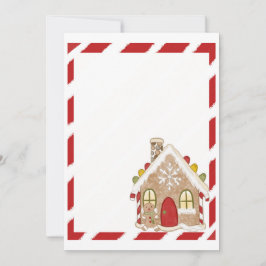 Convite para Festas de Férias em Casas de Gingerpã