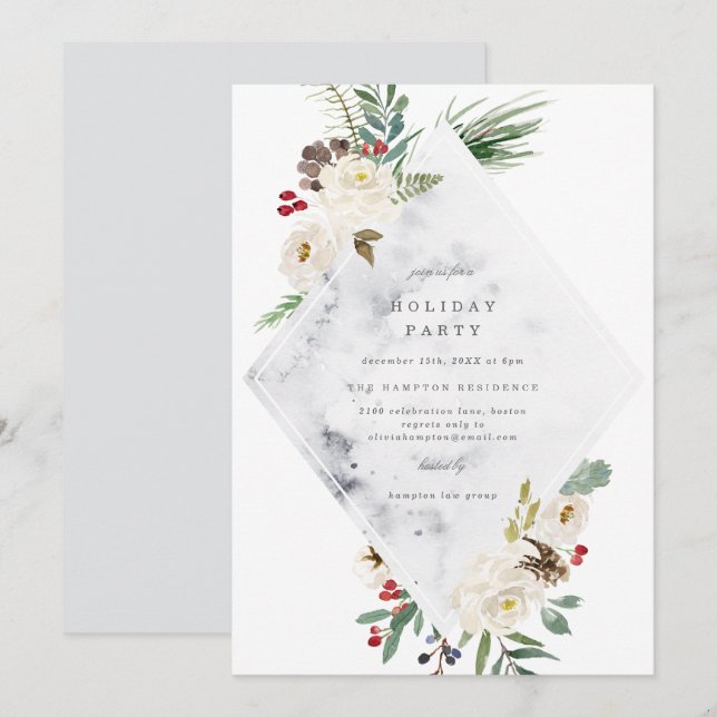 Convite para Festas de Férias Místicas (Frente/Verso)