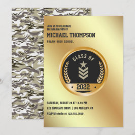 Convite para Festas de formatura do Exército/Milit