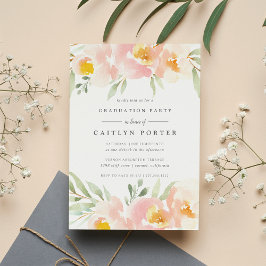Convite para Festas de formatura Floral de Ar