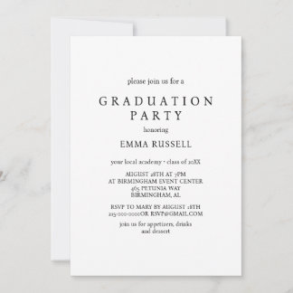 Convite para Festas de formatura Moderna