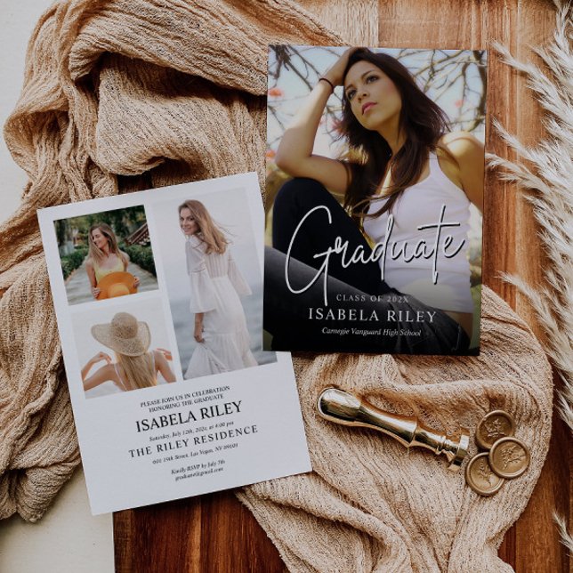 Convite para Festas de formatura Moderna (Criador carregado)