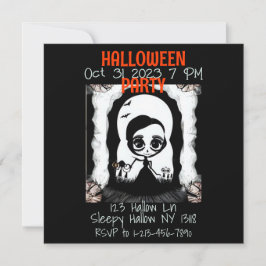 Convite para Festas de Halloween