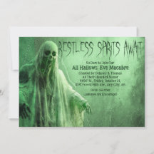 Convite para Festas de Halloween