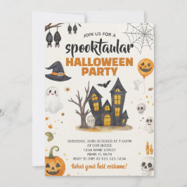 Convite para Festas de Halloween