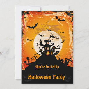 Convite para Festas de Halloween