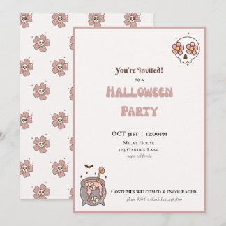 Convite para Festas de Halloween