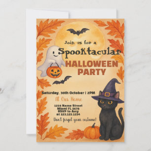 Convite para Festas de Halloween   Batatas voadora