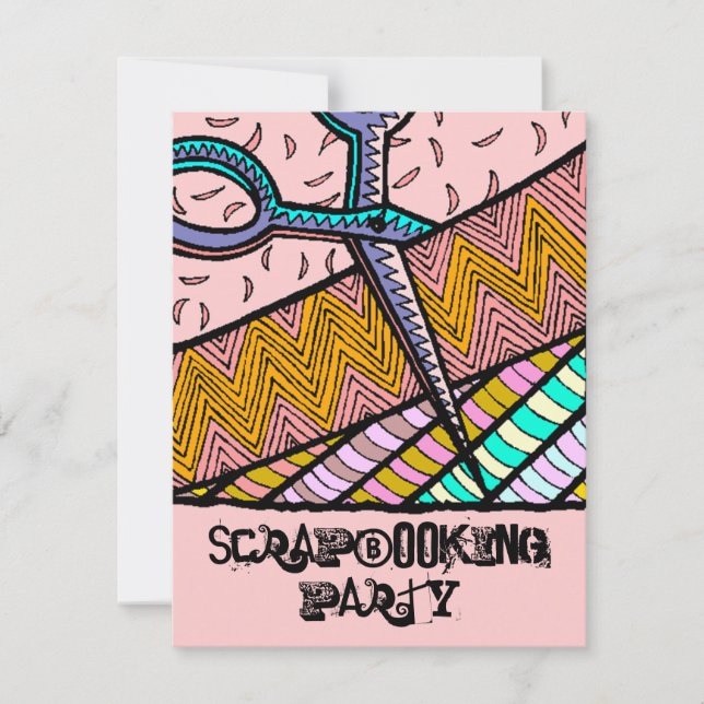 Convite para Festas de Marcação de Artesanato de P (Frente)