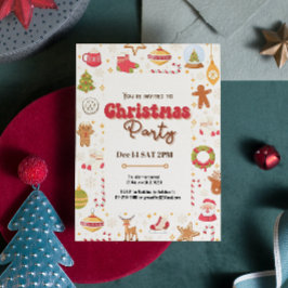 Convite para festas de natal para crianças de nata