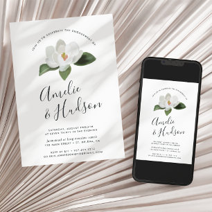 Convite para Festas de noivado Grandiflora