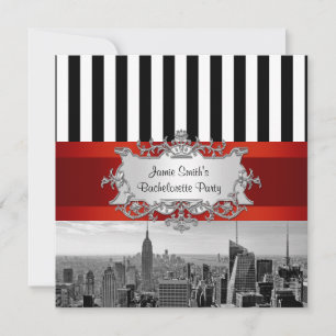 Convite para Festas de solteira BW B2 do Skyline N