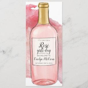 Convite para Festas de solteira do Rosé Girls Day