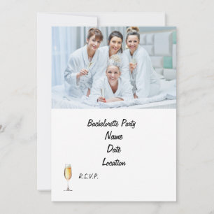 Convite Para Festas de solteira Spa Personalizad