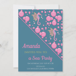 Convite para Festas do Mar Costeiro de Borboletas