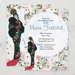 Convite para Festival de outono Chinês